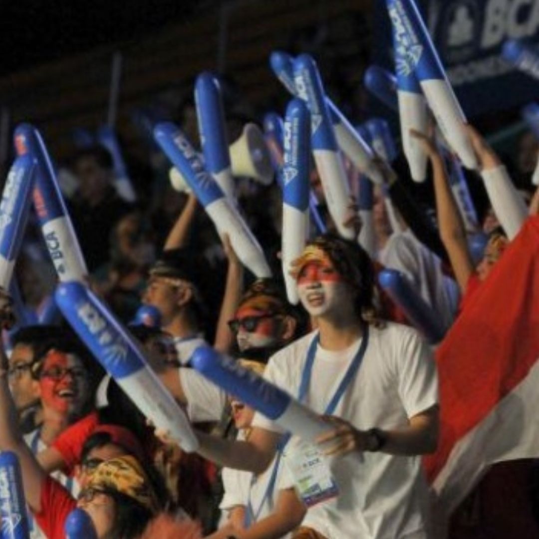 Varian balon tepuk custom untuk merchandise event brand