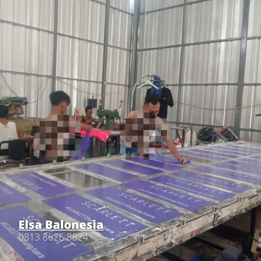 Perakitan & pengepresan balon tepuk — jahitan rapat anti bocor